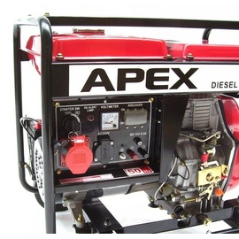 Apex Digital E-Start Diesel Stromerzeuger Generator 5500 400V Notstromaggregat 06281