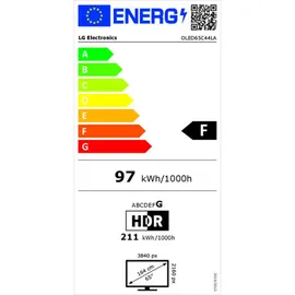 LG OLED65C44LA 65" 4K OLED evo TV C4