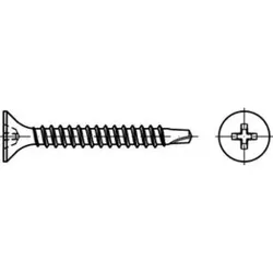 ART 89152 Schnellbauschraube Stahl 3,5 x 45 -H phosphatiert FS