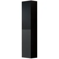 Mirjan24 Hängevitrine, Schwarz, Holzwerkstoff, Rechteckig, 40x180x30 cm, Wohnzimmer, Wohnwände,