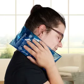 Relaxdays Kühlpad 8er Set blau