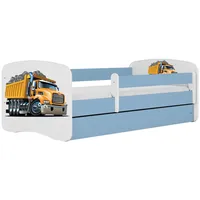 Raumhirsch furniture Kinderbett, Blau, Holzwerkstoff, Holzwerkstoff, 1 Schubladen, 80x180