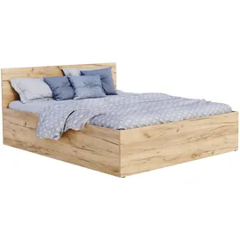 Fdm Stauraumbett, Kiefer, Metall, 180x200 cm, Schlafzimmer, Betten