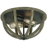 Elstead Lighting Allier 2 Leuchtmittel Eiche grau