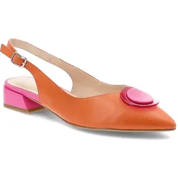 Orange Sandalen S.Barski Elegante Damenschuhe, 36