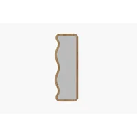 Moebel17 Standspiegel, Beige, Holzwerkstoff, Holz Optik, 50x160x2 cm, Spiegel,