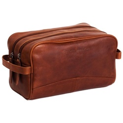 The Chesterfield Brand Stacey Kulturbeutel Toiletbag  14 Cognac Kulturtasche