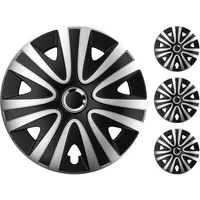 M MOTOS Set 4er Radkappen 16 Zoll - Lachen Sie über Kratzer mit diesen flexiblen, leichten Radkappen 16 Zoll. Einfache Installation, Keine Werkzeuge erforderlich, Schutz vor Verblassen!