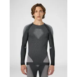 Uyn Evolutyon langarm Funktionsshirt melange Herren anthrazit melange/nude/avio L/XL