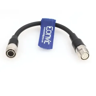 Eonvic Zoom-Objektivkabel für Canon 8-poliger Zoom auf Hirose 20-poliger Servo-Objektivadapter-Steuerungskabel