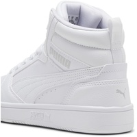 Puma Rebound V6 MID JR Sneaker, White-COOL Light Gray, 38