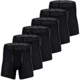 Under Armour Boxershorts unifarben schwarz 5XL 6er Pack