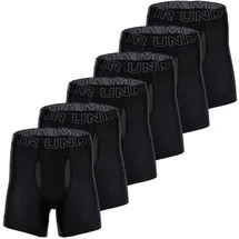 Under Armour Boxershorts unifarben schwarz 5XL 6er Pack