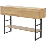 [en.casa] Varberg Konsolentisch 75 x 120 x 30 cm beige