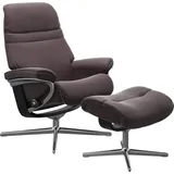 Stressless Stressless® Relaxsessel »Sunrise«, mit Cross Base, Größe S, M & L, Holzakzent Schwarz