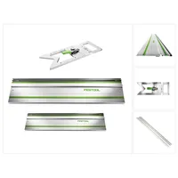 Festool Führungsschienen Set FS 1400/2 ( 491498 ) + FS 800/2 ( 491499 ) + FS-WA/90° Winkelanschlag ( 205229 )