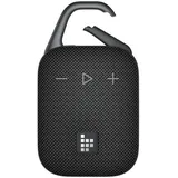 Tronsmart Mirtune H1 Tragbare Outdoor Bluetooth Lautsprecher Musikbox, 20 Stunden Spielzeit, lauter Klang und kraftvoller Bass, integrierter Karabiner, IPX7, anpassbarer EQ, Bluetooth 5.3 (Black)