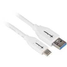 Sharkoon USB-A auf USB-C 0,5 m Weiß