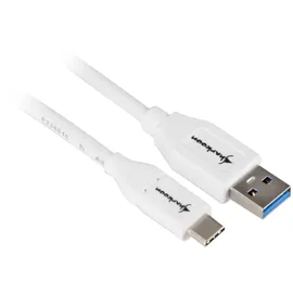 Sharkoon USB-A auf USB-C 0,5 m Weiß