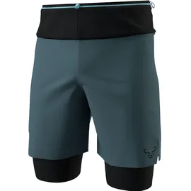 Dynafit Ultra 2/1 Shorts Herren Blau/Grün XL