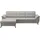 sit&more Ecksofa SIT & MORE "Zora", grau, B:262cm H:92cm T:164cm, Sofas, Ecksofa