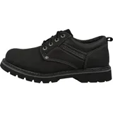 Dockers by Gerli Herren Low-Top Sneaker, Männer Schnürschuhe,wasserabweisend,straßenschuhe,Strassenschuhe,lace-up Shoes,schwarz,45 EU - schwarz - 45