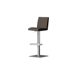Barhocker Leder  ¦ braun ¦ Maße (cm): B: 40 H: 85 T: 52.0