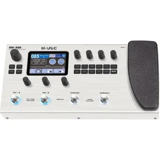 M-Vave MK-300 - Multieffektprozessor für Gitarre und Bass, 11 Module, über 320 Effekte, 120 Verstärker, IR-Loader, Looper, Drumcomputer, BT- und USB-Soundkarte