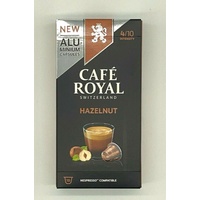 100 Cafe Royal Kapseln Nespresso Flavoured Edition Hazelnut 16 Sort. 6,38€/100gr