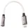 gistuch Typ C auf 3,5 mm Kopfhörerverstärker 15 cm/5,9 Zoll 120 dB für Android PCSilber