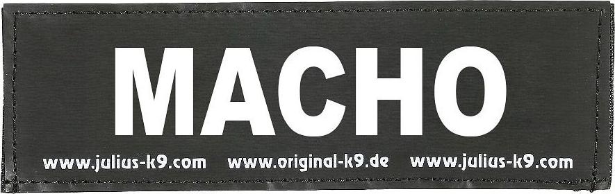 Julius-K9 Logo MACHO, 16x5cm, Gr. 1, 2, 3 (1, 2, 3, Hund), Halsband + Leine