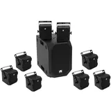 Omnitronic Set BOB-10A sw + 8x BOB-4 sw
