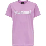 hummel Unisex Kinder Hmlgo Kids Cotton Logo S/S T-Shirt, Orchid, 164 EU