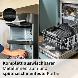 Bosch Serie 6 Heißluftfritteuse MAFD661B7 Schwarz 12 l