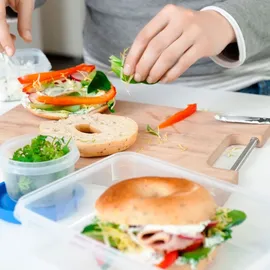 Emsa Frischhaltedose Clip & Close blau 0,55 l 3-teilig