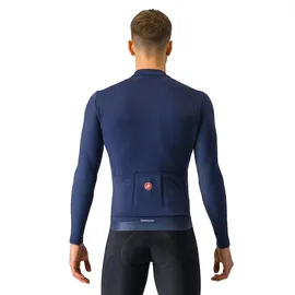 Castelli Espresso Thermal Jersey Herren Langarm Trikot - light black - XL