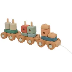 Chugtastic Adventures - Eisenbahn aus Kork mit stapelbaren Bauteilen