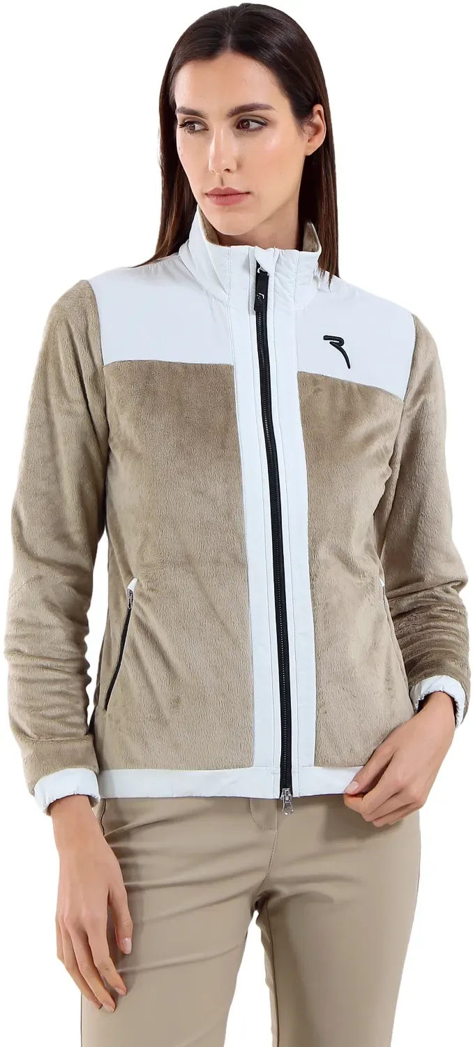 Chervo Jacke Padroncina, beige/weiß