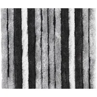 Brunner Acapulco Türvorhang 56 x 185 cm Grau/Schwarz