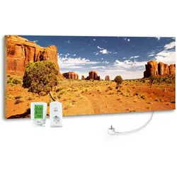800W Marmony-infrarot-Heizung Motiv "Monument Valley" mit Thermostat MTC-40