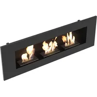 Kratki Wandkamin DELTA3 TÜV schwarz