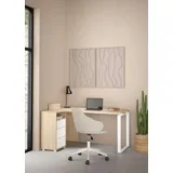 Home Affaire Eckschreibtisch HOME AFFAIRE "Arbeitstisch, Sekretär, Bürotisch, Stauraum, Computertisch", weiß (jackson hickory, weiß), B:150cm H:75,6cm T:99,6cm, Tische, Eckschreibtisch, 3 Schubladen integriert und 1 offenes Fach, Breite 150 cm