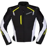Modeka Lineos Motorradjacke Schwarz/Weiß/Neon M