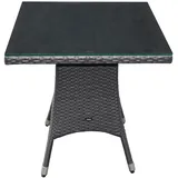 Zebra Technologies Mary Gartentisch 70 x 70 x 72 cm Grau