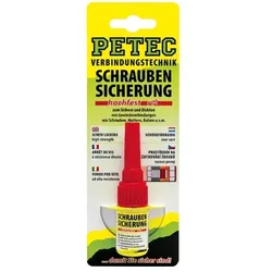 PETEC Schraubensicherung hochfest (5 g) Rot  92005