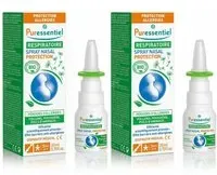 PURESSENTIEL RESPIRATOIRE Spray Nasal Protection Allergies aux HE BIO - 20 ml 2x20