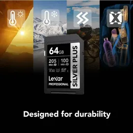 Lexar SDXC Silver Plus UHS-I 64GB