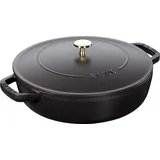 Staub Chistera Bräter 24 cm schwarz