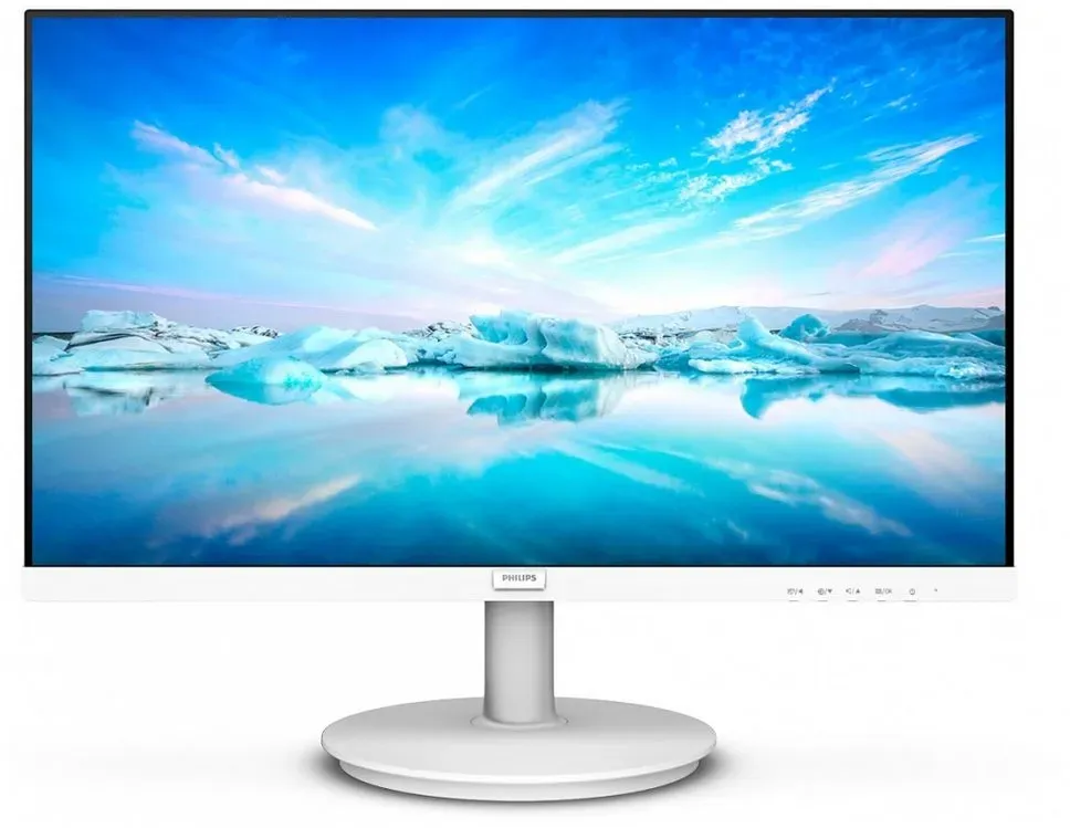 Philips Philips 271V8AW/00 27" TFT-Monitor mit LED-Technik. Curved-Gaming-LED-Monitor (1920 Pixel px, 4 ms Reaktionszeit, IPS-LED-Technologie) weiß