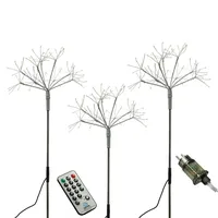 MARELIDA LED Gartenstecker Feuerwerk Firework mit Fernb Leuchtstäbe 3er